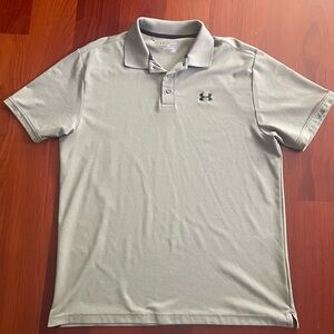 Under Armour Men's Light Gray Polo Shirt